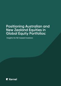 Positioning Australian and New Zealand Equities in Global Equity Portfolios: Insights for NZ-based Investors