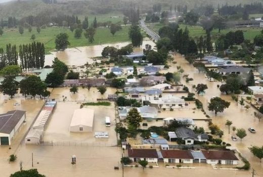 Advisers help in the storm aftermath