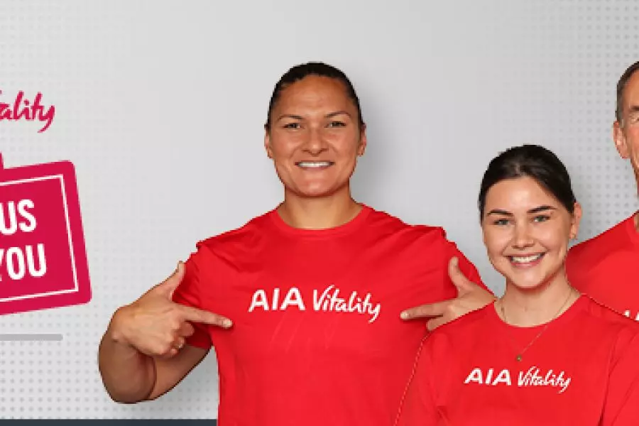 Win a day with an AIA NZ Vitality ambassador