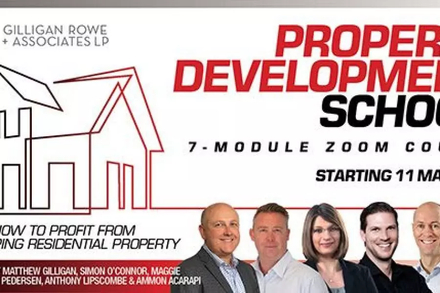 Announcing Property Development School: 7-Module Zoom Course